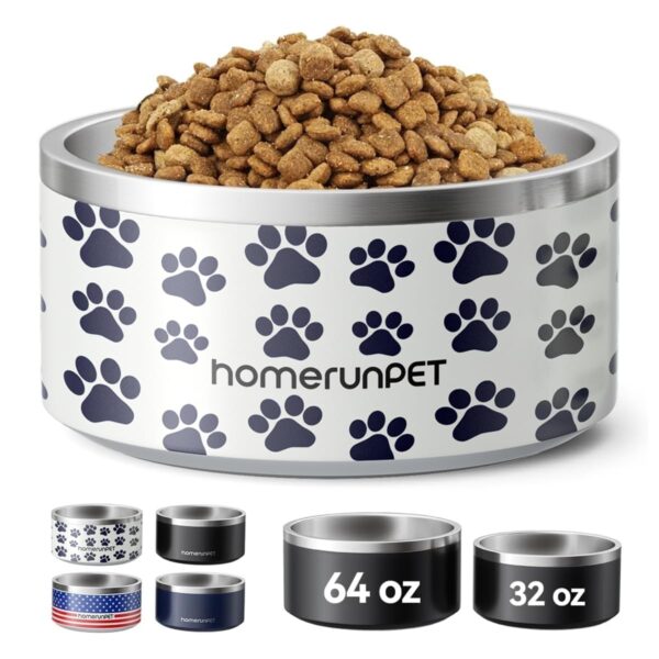 Pet Food Bowl with Non-Slip Base