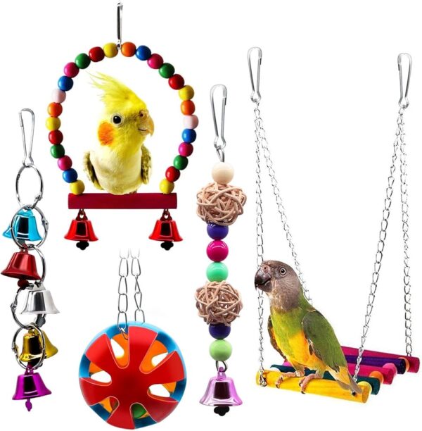 Bird Cage Swing with Bells